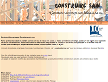 Tablet Screenshot of construire-sain.com